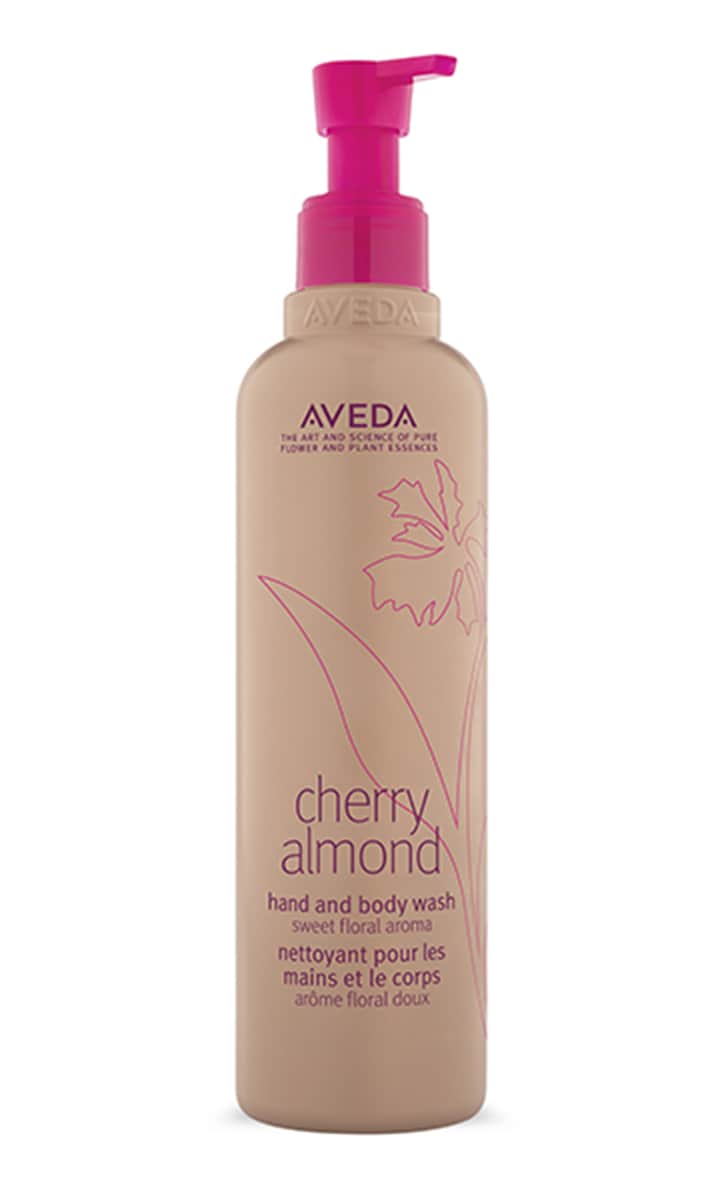 cherry almond sabonete líquido para mãos e corpo